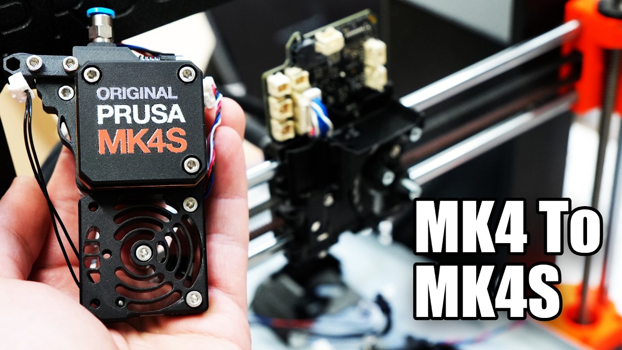 Prusa MK4 to MK4S 3d Printer Conversion Part 2 - YouTube