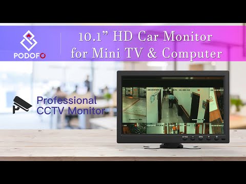 10.1” HD Car Monitor for Mini TV &amp; Computer Display(K0202)functions display+installation guide