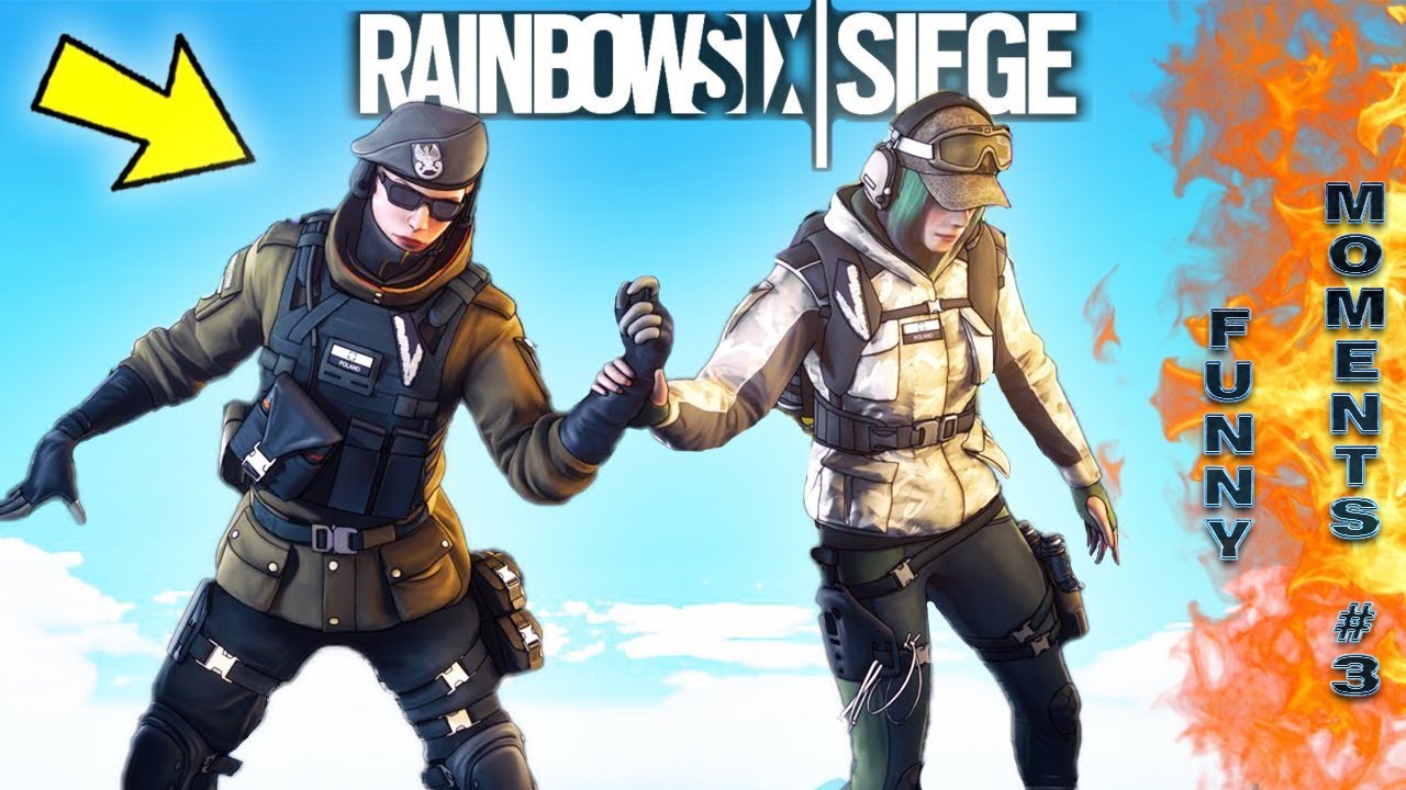 EPIC FUNNY MOMENTS IN RAINBOW SIX SIEGE #3 - YouTube