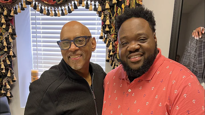 Jarell Smalls and Bishop Paul S. Morton