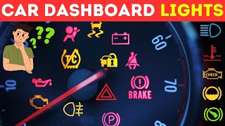 🚗 Essential Car Dashboard Lights Every Driver Should Know 🚨🛠️