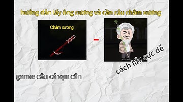 Hướng dẫn cách lấy ông cương và cần câu châm xương | trong câu cá vạn cân.