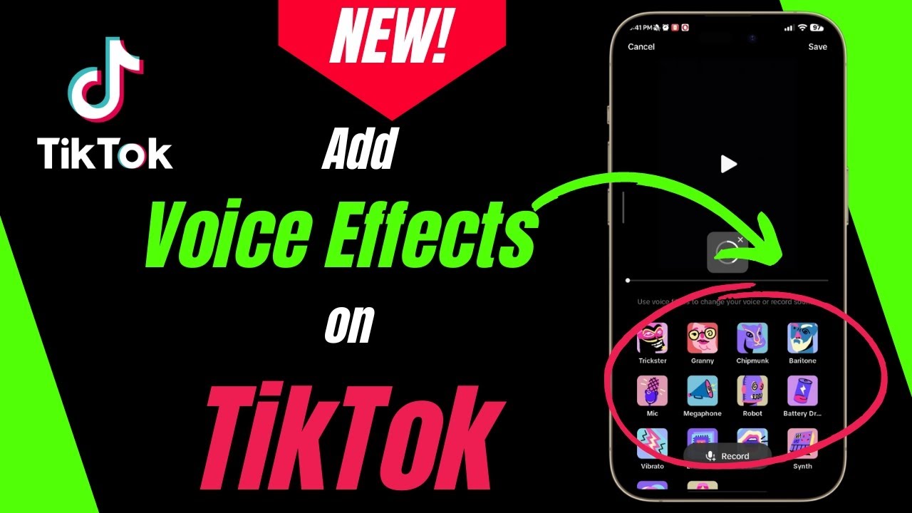 How To Add Voice Effects On TikTok New Update 2024 - Complete Guide ...