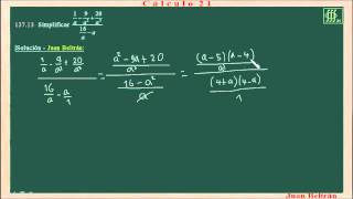 Baldor 137_13: Operations with fractions. Simplifying complex fractions. 👀😺