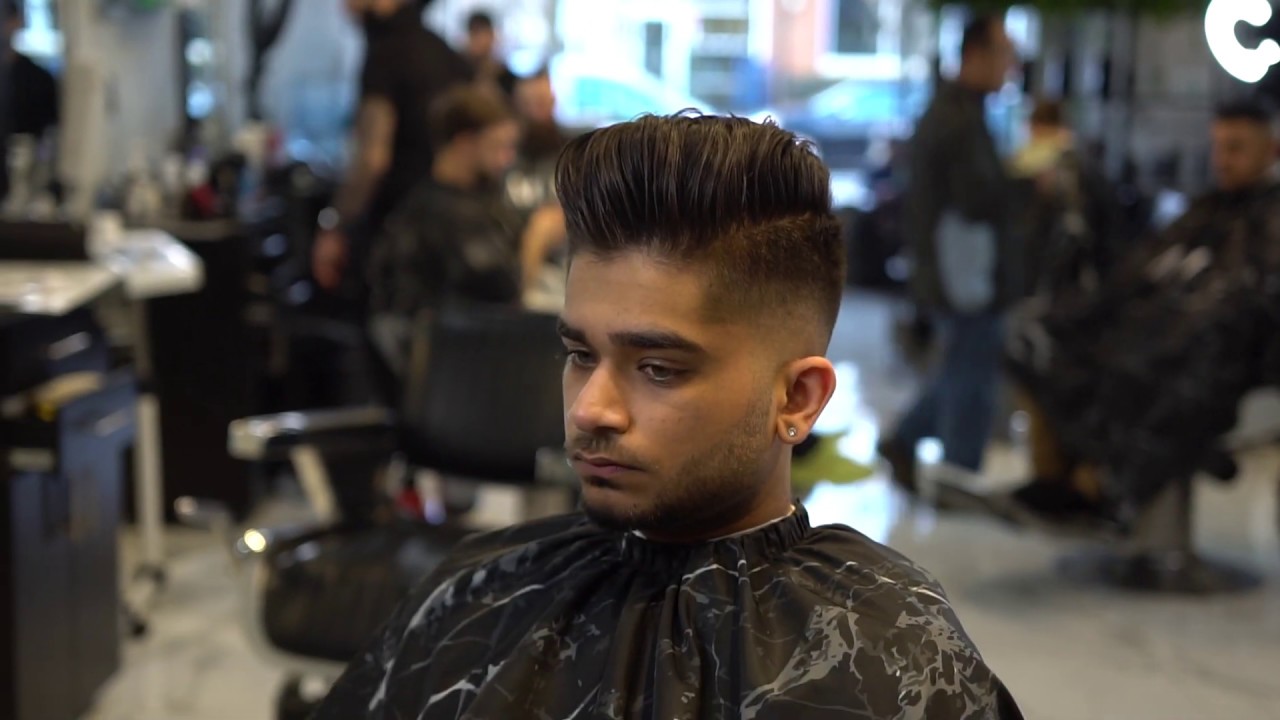 POMPADOUR UNDERCUT SKIN FADE HAIRCUT | MEN'S HAIRSTYLE 2019