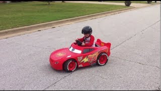 24V Lightning Mcqueen Powerwheel. Modified