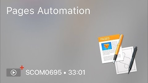 SCOM0695 - Pages Automation - Preview