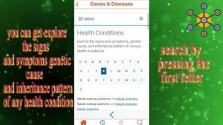 Genes & diseases App Tutorials screenshot 2