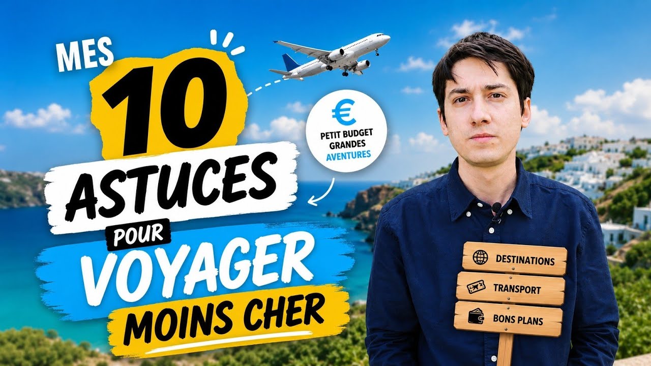 ARRÊTEZ de payer trop cher vos voyages : mes 10 astuces !