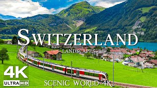 Switzerland 4K Ultra HD  Relaxing Music With Beautiful Nature Scenes  Amazing Nature