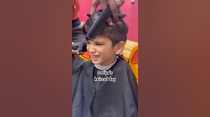 Suriya's hair cut