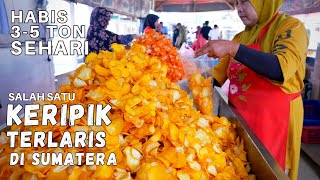 Wajib Habis 3 TON Sehari KERIPIK CINTA MAS HENDRO || Gratis MAKAN+KOPI Kalau Mampir di Lintas Medan