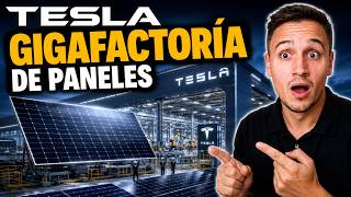 La GIGAFÁBRICA de PANELES SOLARES de TESLA ya ES REAL