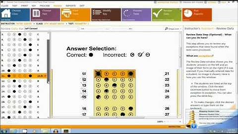 Canon imageFORMULA DR-M160 Scanner Scoring Tests with Remark Test Grading Software