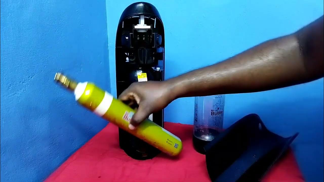 Mr Butler Soda Maker How to Replace CO2 Gas Cylinder Refilled CO2