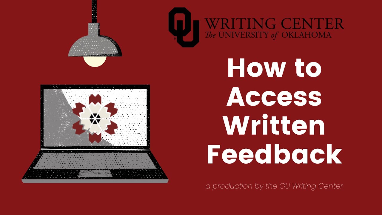 How to Access Feedback from Written Feedback Appointment - YouTube