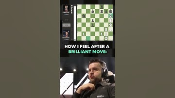 How I feel after a BRILLIANT move!