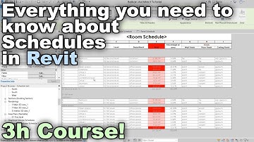 Complete Revit Schedule Course (3h of content)