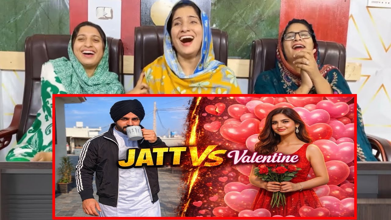 Jatt Vs Valentines Day 😄🚀  GURDEEP MANALIA - Pak Girls Reaction