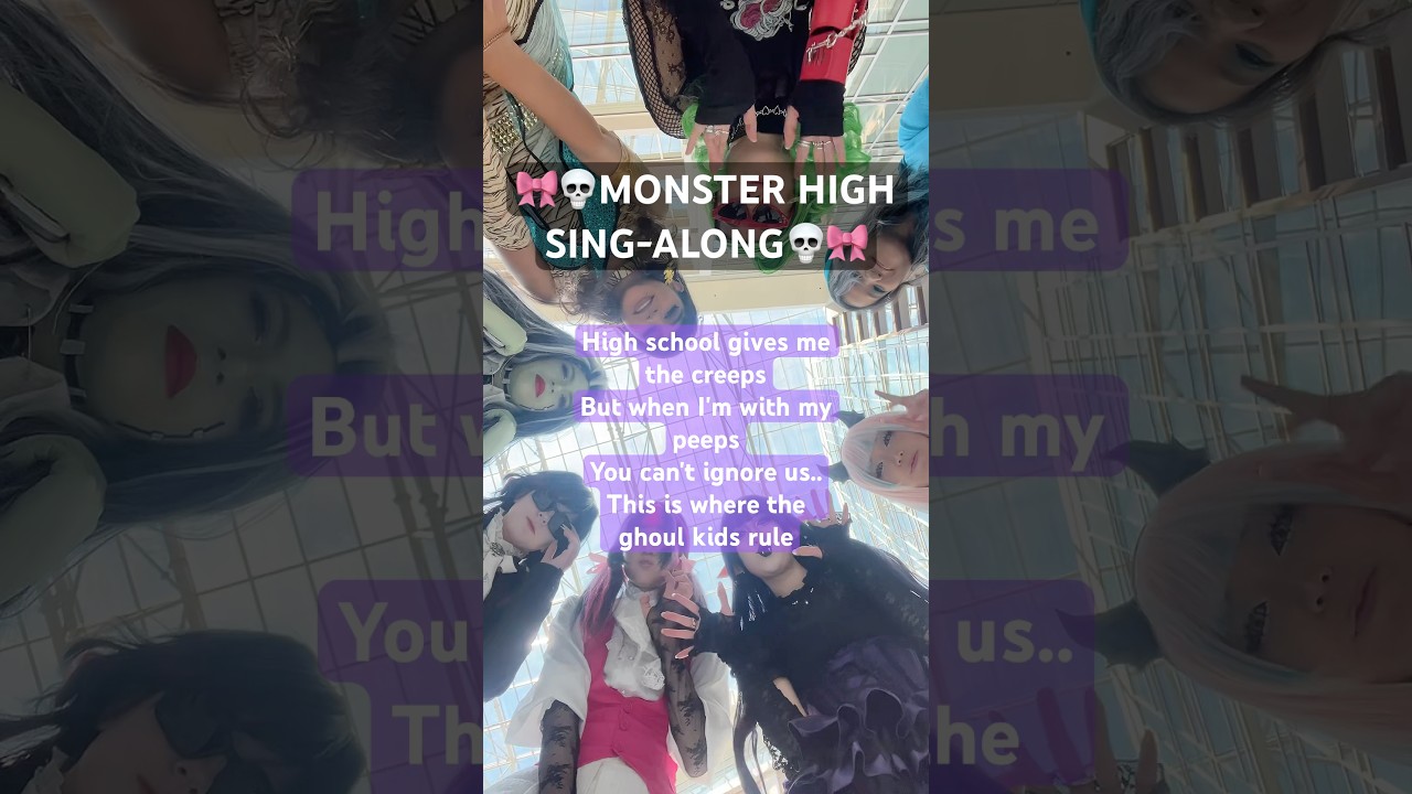 SING THAT MONSTER HIGH THEME SONG I KNOW YOU KNOW IT #monsterhigh #monsterhighcosplay #cosplay