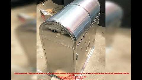 Thùng rác ngoài trời 2 ngăn phân loại rác thải ĐT 0973120873