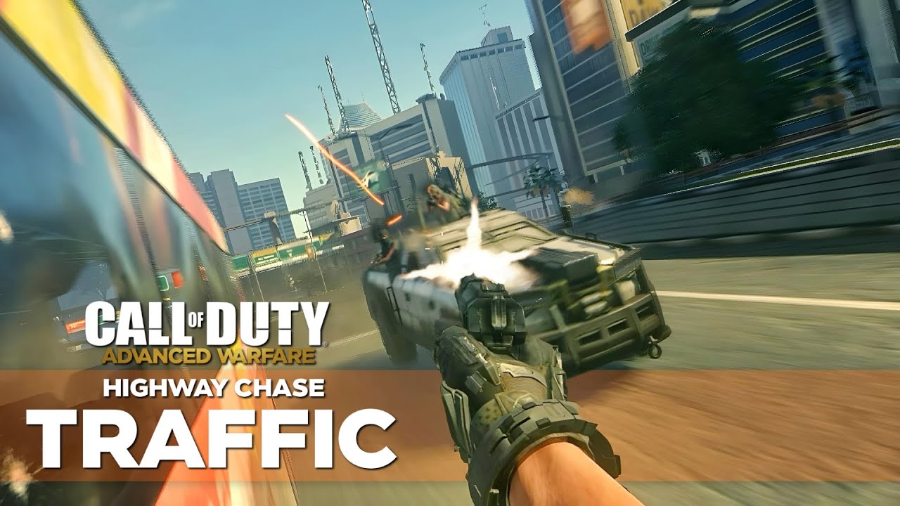 Rescue Mission - Highway Chase - Traffic - Call of Duty: Advanced Warfare