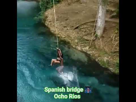 Spanish Bridge Ocho Rios Jamaica Rope Swinging Spanishbridge Spanishbridgetours Ochorios