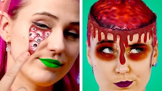 SPOOKY HALLOWEEN DIY IDEAS TRUCOS ESPELUZNANTES DE HALLOWEEN | Trucos DIY y Situaciones Divertidas