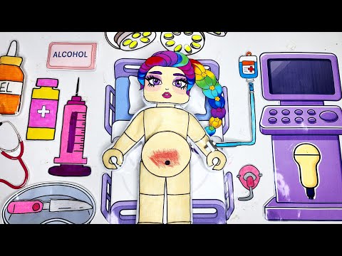 KPOP Demon Hunters: ROBLOX RUMI Mommy🤰🍼Hospital + Skincare + Makeup DIY!