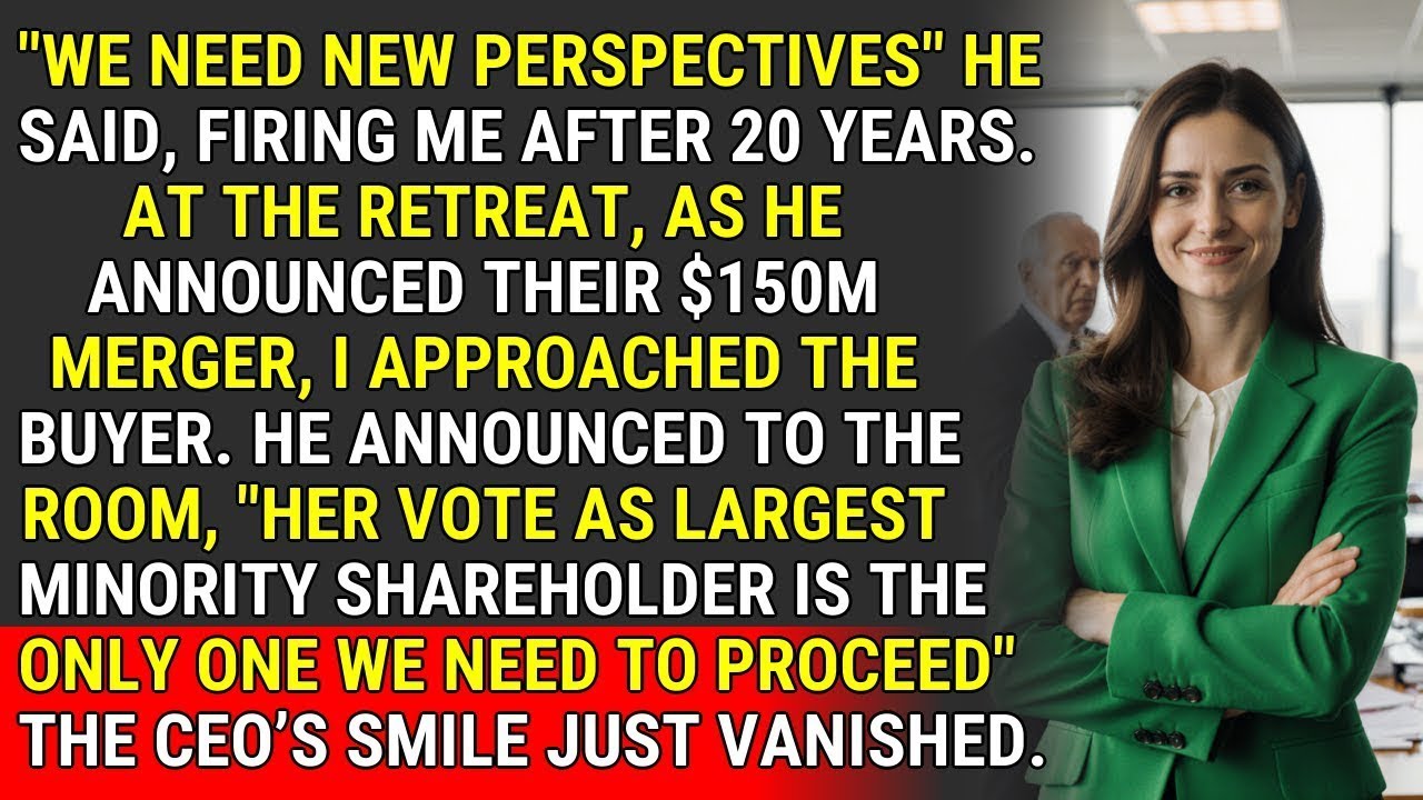 Fired for 'New Perspectives', I Vetoed the Merger With My Shareholder Vote