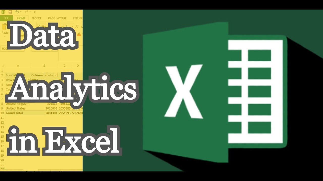 تحليل البيانات باستخدام اكسيل | Data Analysis using MS Excel
