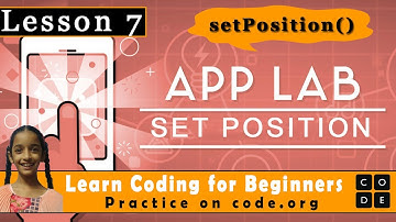 How to Set Position of any Element in App Lab? | App Lab Lesson 7 | Whitehat jr App Lab