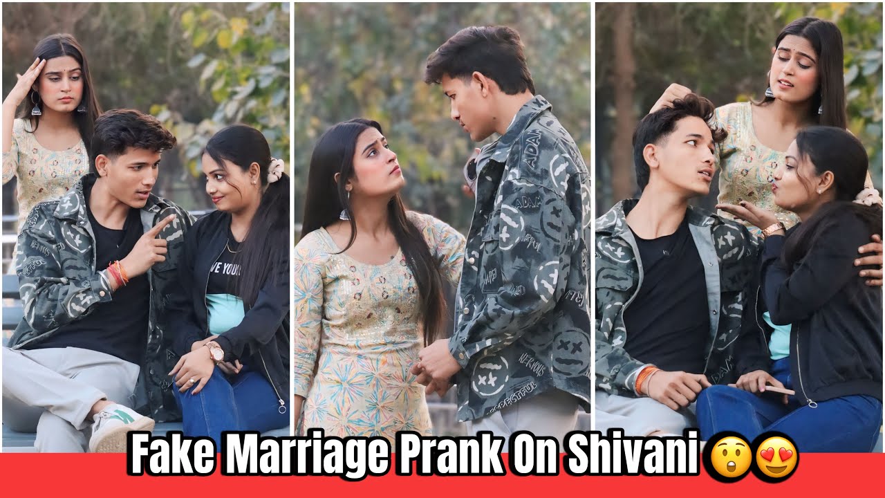 Fake Marriage Prank On Shivani 😍😂 || इसका गुस्सा तो बड़ा खतरनाक है 😲 || Squad Sachin ||