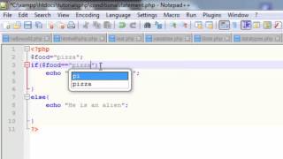Conditional Statements in PHP