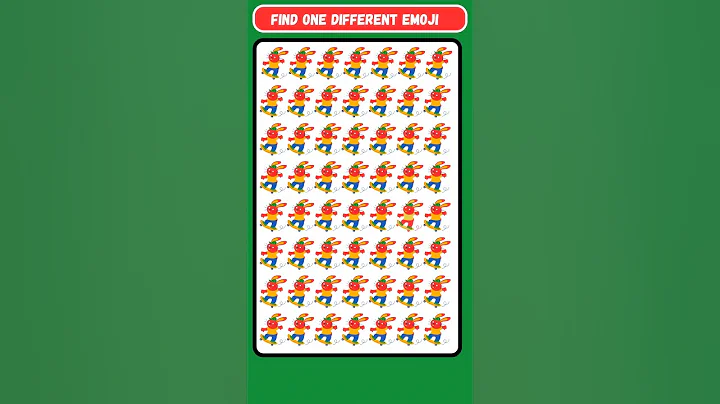 HOW GOOD ARE YOUR EYES || Part 24 || Find The Odd Emoji Out l Emoji Puzzle #quiz #shorts