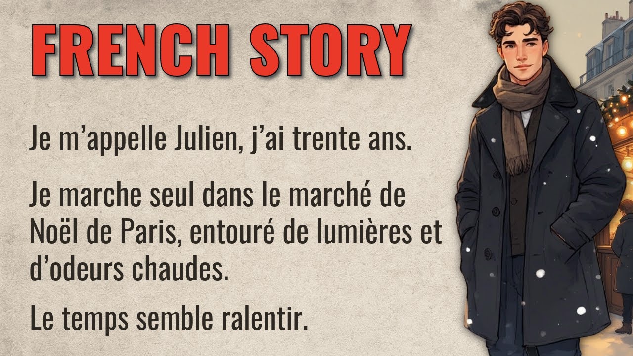 Learn French Naturally | Start Understanding French Through a Christmas Market