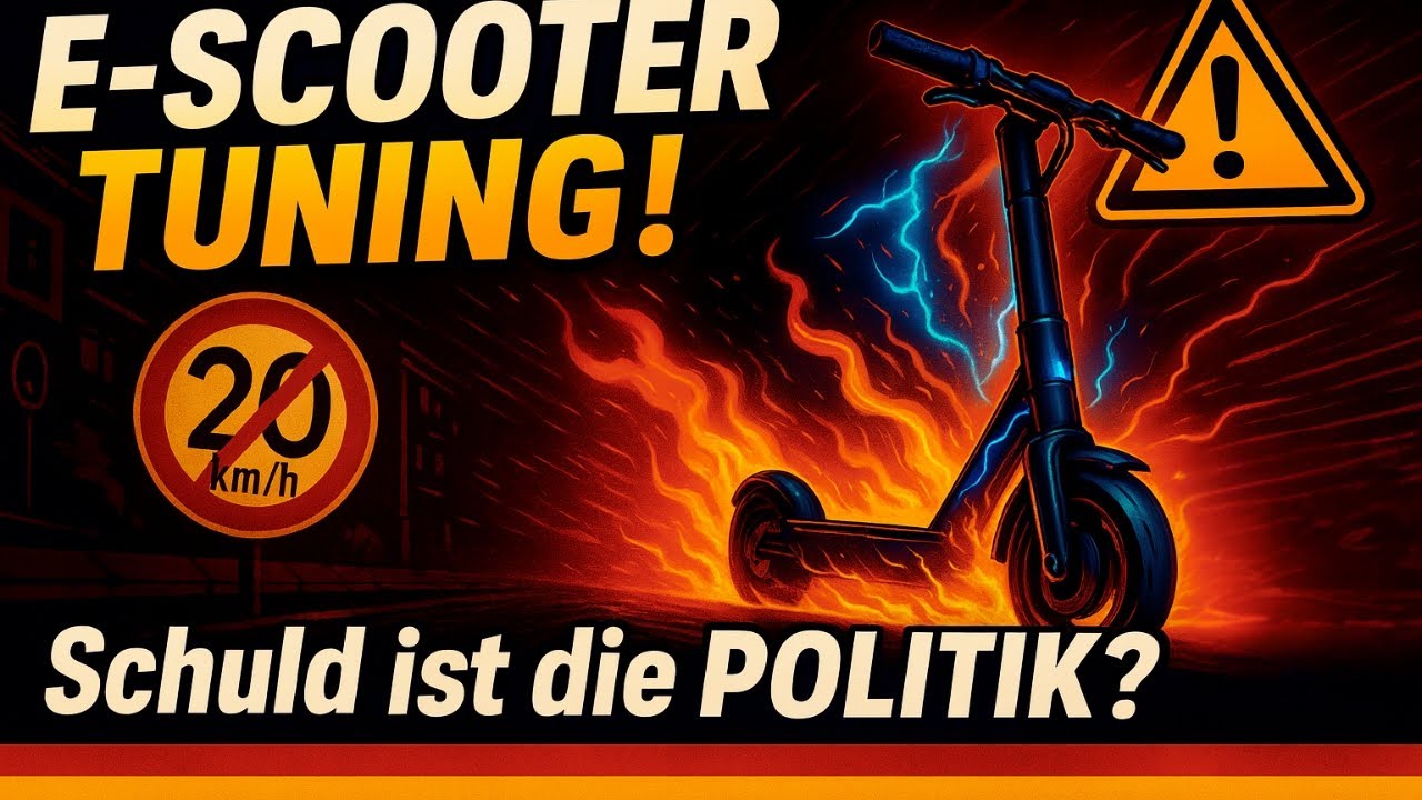 E-Scooter Tuning 🚨 Warum die Politik eine Mitschuld trägt! 🇩🇪 Die eKFV am Limit?! 