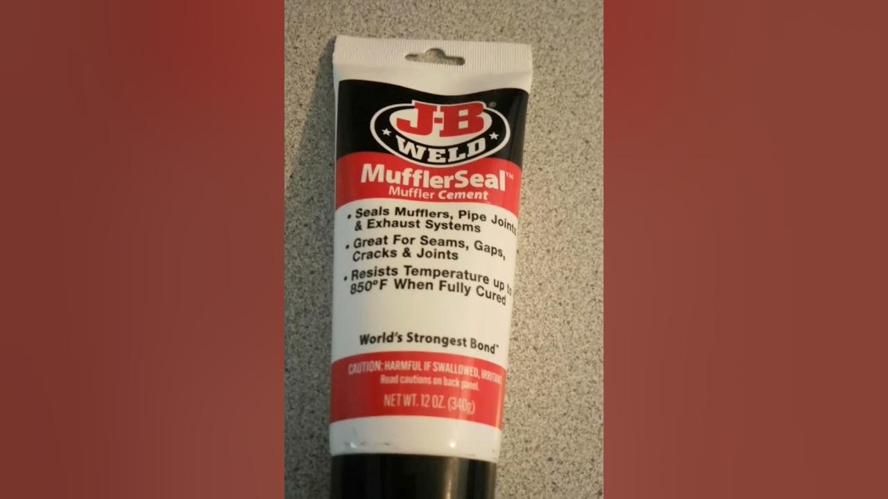 J B Weld Muffler Seal review YouTube