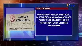 Amagba Akengbuda Odionwere Rejects Uyi Erese s Purported Okaighele Appointment