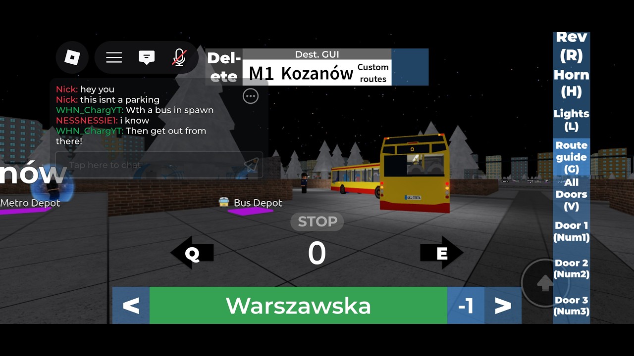 Replacement bus. Nids Buses And Trams Custom Route M1