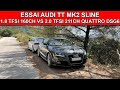 Essai Audi TT MK2 1.8 TFSI 160 CH et 2.0 TFSI 211 CH QUATTRO DSG6