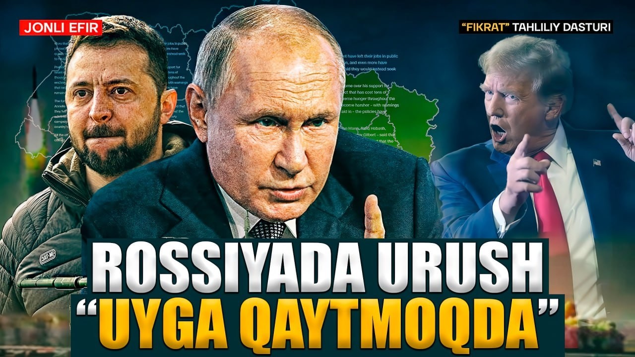 🔴“Putin Uchinchi jahon urushini allaqachon boshlab yuborgan” – Ukraina #fikratuz