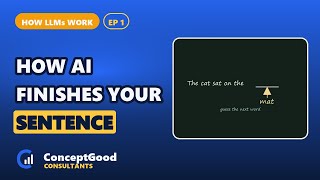 How AI Finishes Your Sentence — How LLMs Work, In Simple Words #1
