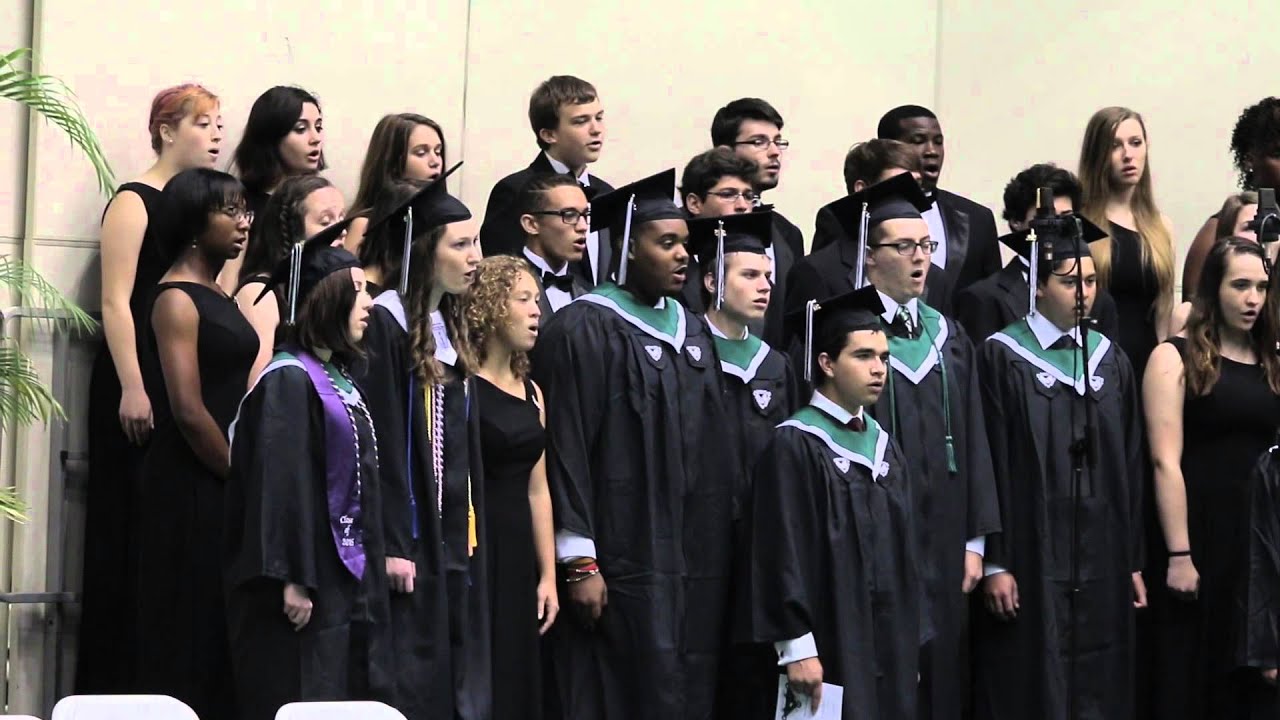 Chorus Performance - Jamestown High School - Graduation 2015 - YouTube