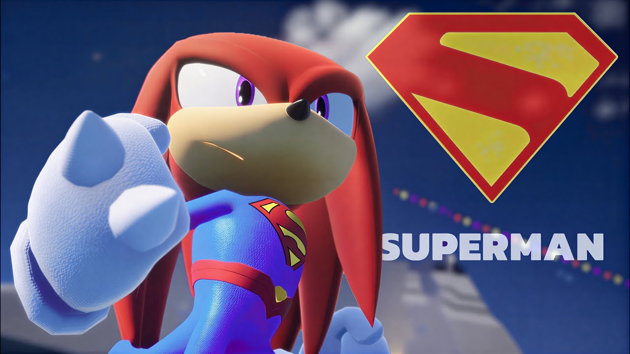 Playable Superman Knuckles In Sonic Racing: CrossWorlds Mod!
