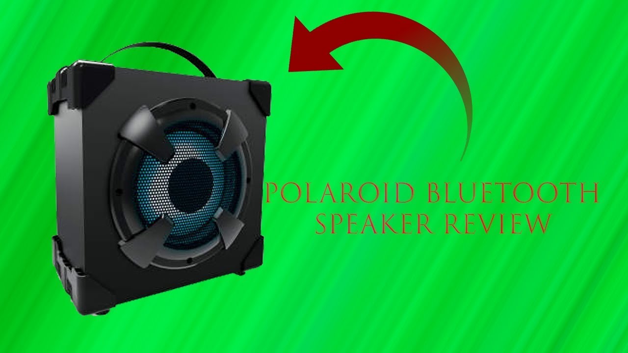 Polaroid Bluetooth Speaker!!!! YouTube