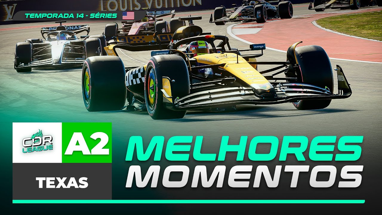 F1 25 - SÉRIE A2 - MELHORES MOMENTOS - TEXAS - CDR LEAGUE - T14