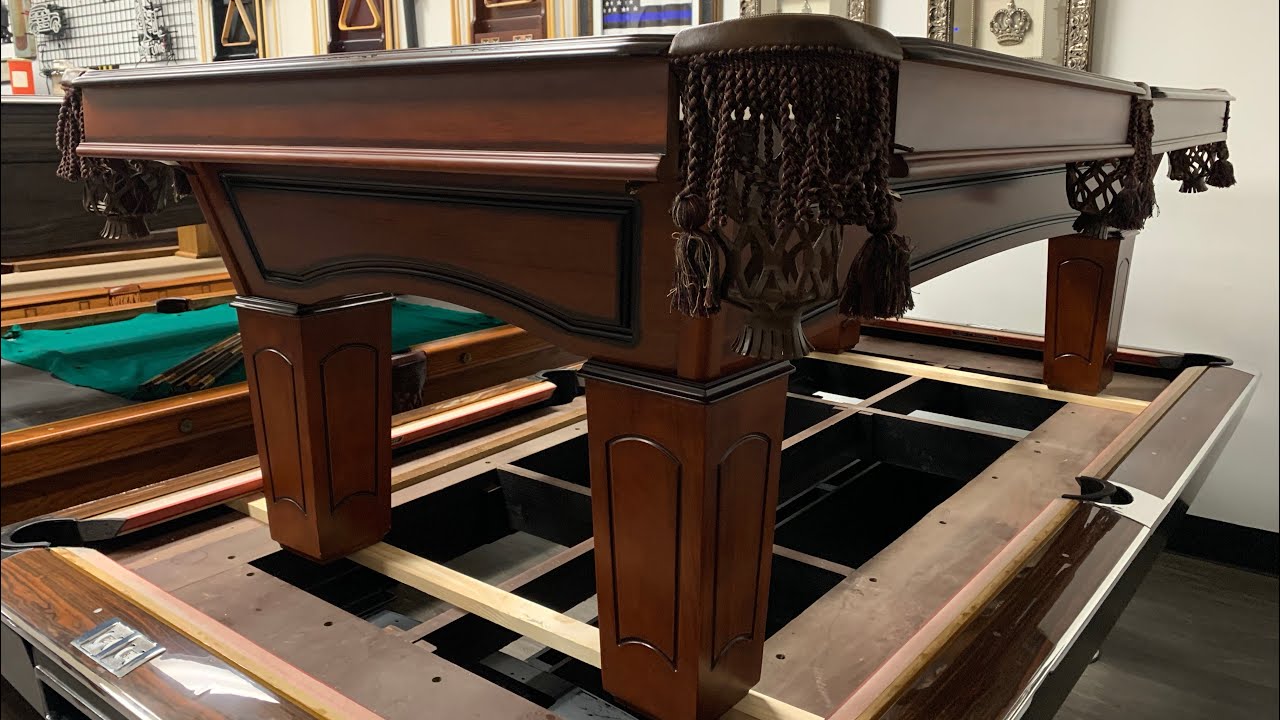 Spencer Marston Catania 8FT Pool Table - CHIEF BILLIARDS - YouTube