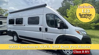2024 Coachmen Nova 20D Li3 Lithium System Class B Camper Van For Van Life **OFFICIAL WALKTHROUGH** by Sunshine State RVs 36,144 views 8 months ago 50 minutes