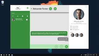 C# WPF Design UI - 3/3 - Chat